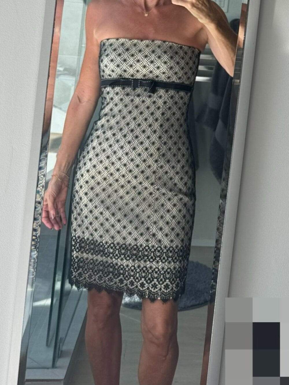 Vintage Y2K Maria Bianca Nero Lace Dress S